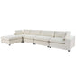 Modular Cloud Sofa Sectional w/ Ottoman 176' (2 Colors)