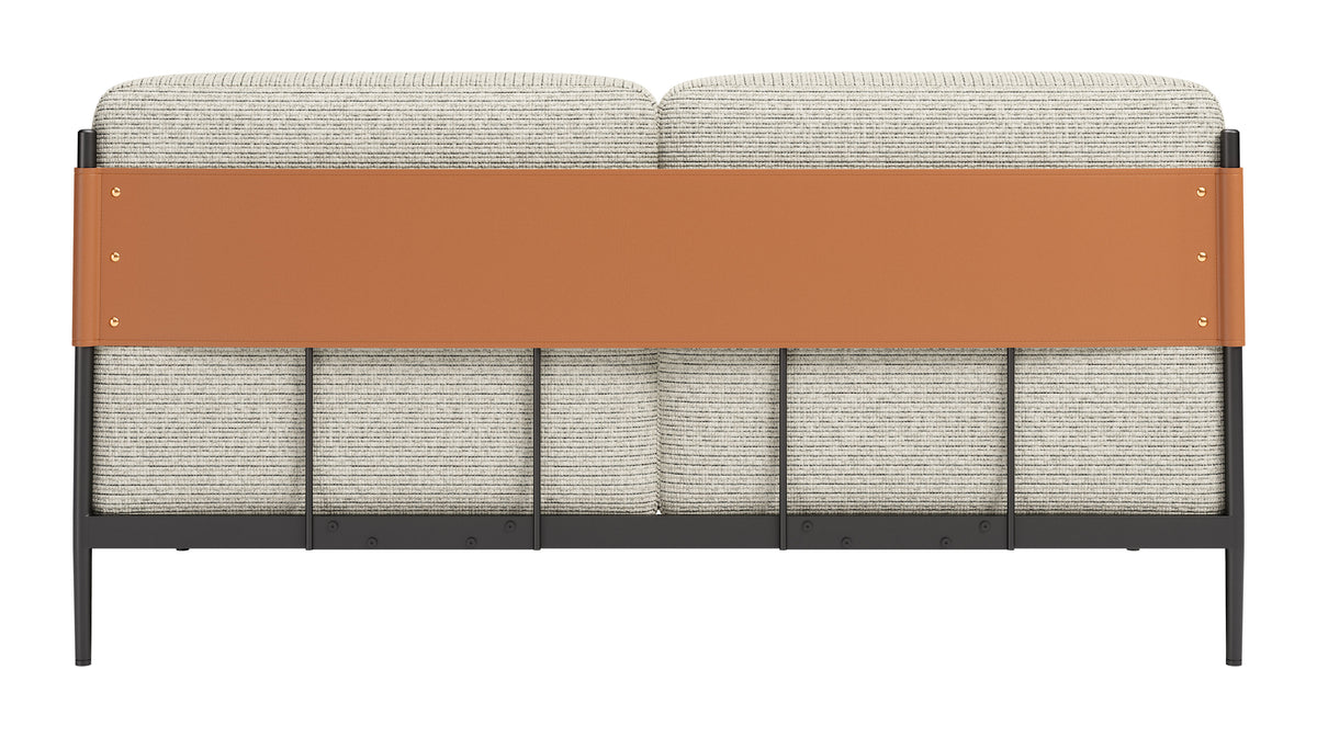 Stirbe Gray Loveseat