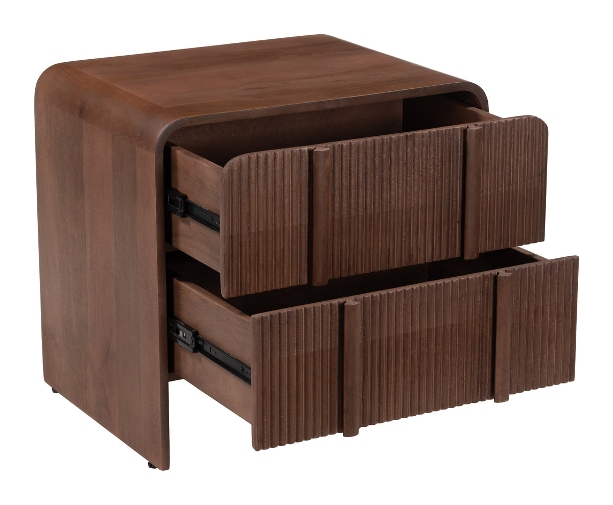 Calipso Walnut Nightstand