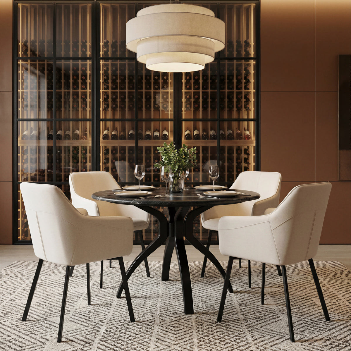 Sumay Black Dining Table