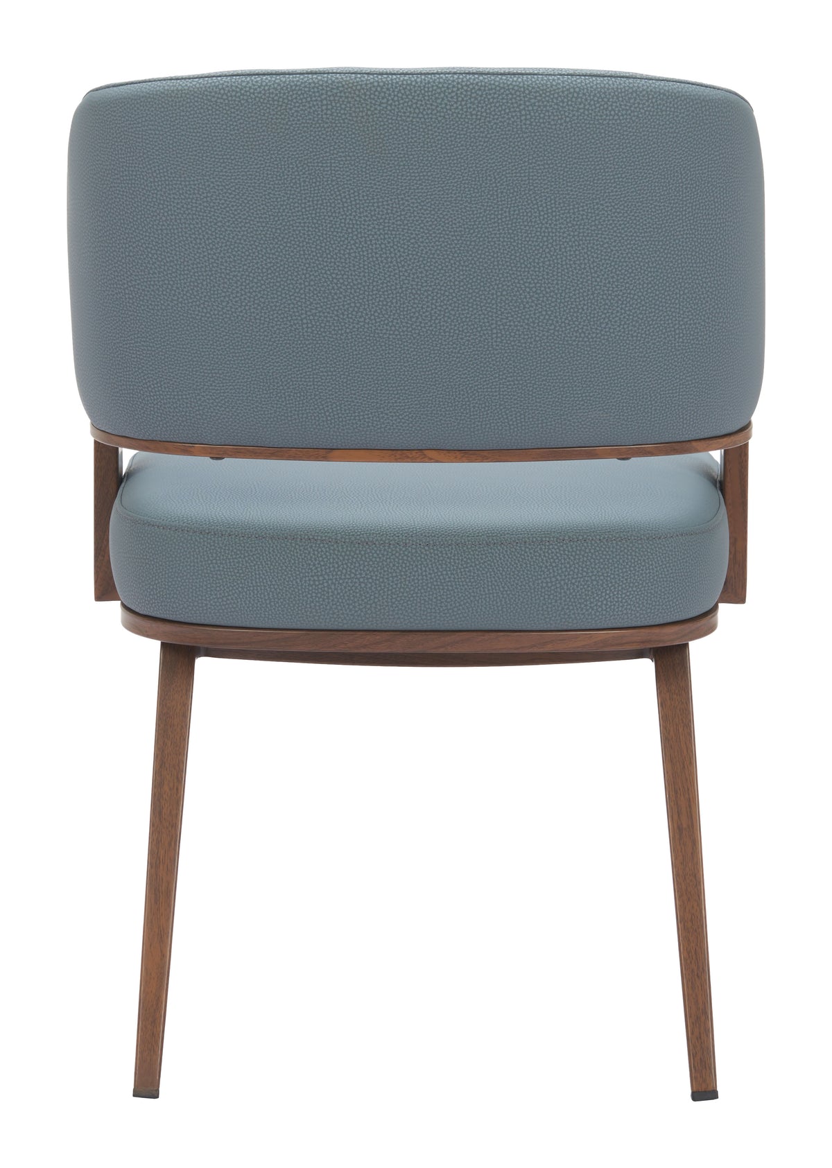 Poise Azure Gray & Walnut Dining Chair