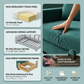 Damon American-Made Sofa – 92" Custom-Fabric Sofa - Velvet Antique Kelly Green - Velvet (13)