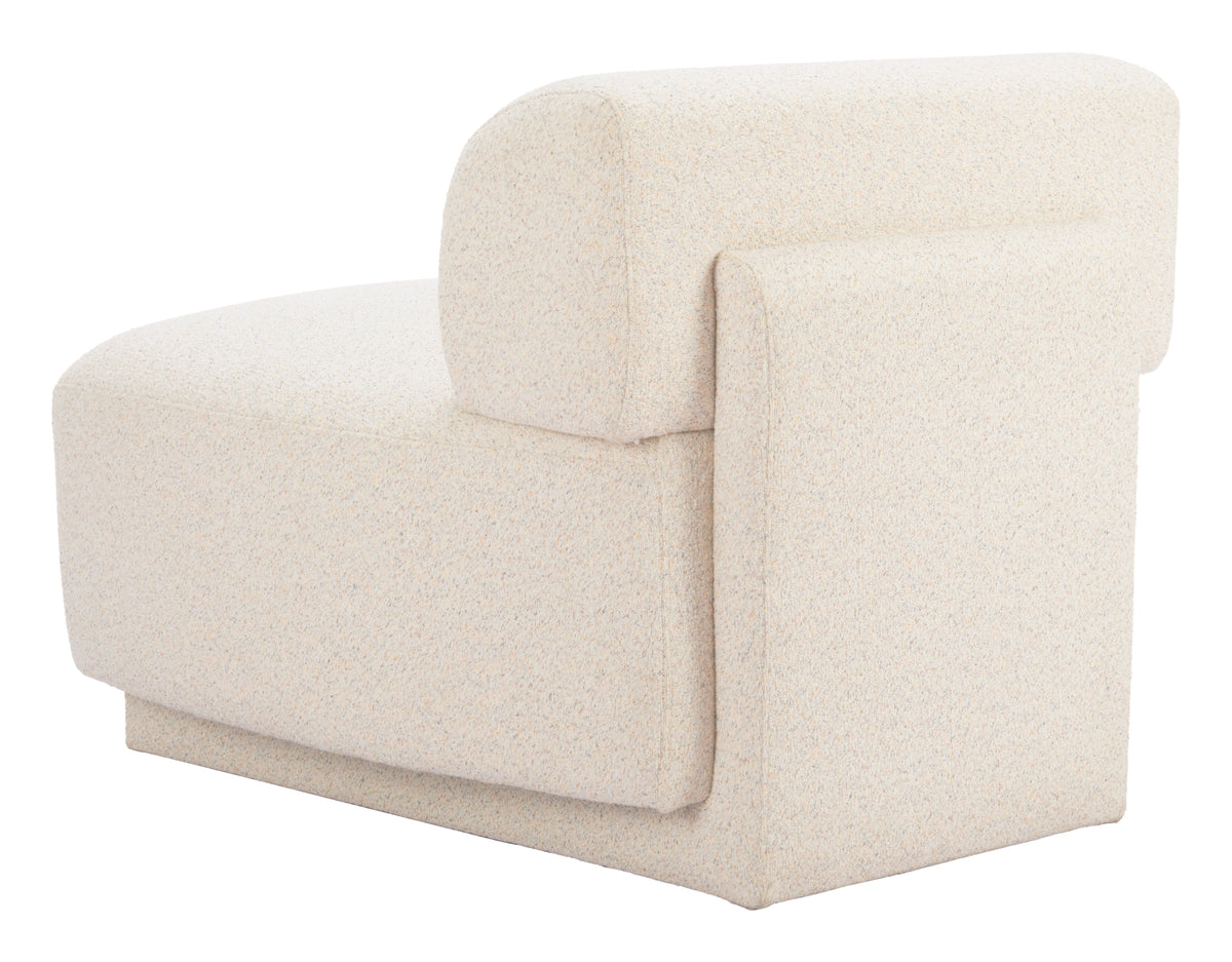 Anese Multigrain Beige Accent Chair