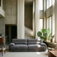 Cadenza Contemporary Gray Corduroy Sofa – Modern Oversized Corduroy Couch (2 Sizes)