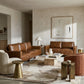 Callahan Sofa & Loveseat Set – Brown PU Leather, 2-Piece – view 2