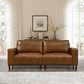 Callahan Sofa & Loveseat Set – Brown PU Leather, 2-Piece – view 4