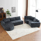 Callan Oversized Modular Sectional Sofa – 139" U-Shaped Chenille Sofa – view 9