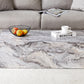 Callan Stone-Pattern Coffee Table – 39" Grey MDF Accent Table – view 8