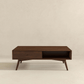Caroline MCM Teak Solid Wood Coffee Table 48" - Revel Sofa 