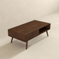 Caroline MCM Teak Solid Wood Coffee Table 48" - Revel Sofa 