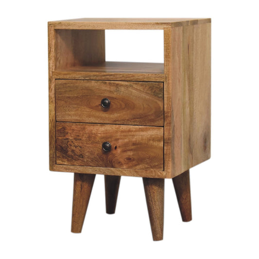 Casimir Oak Solid Wood Nightstand – 11.8" Nightstand – view 2