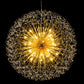 Cavell Crystal Chandelier – 63" Gold Dandelion Sputnik Chandelier – view 18