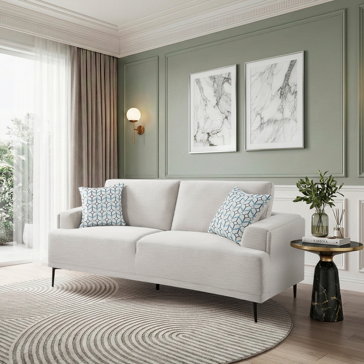Amabel Chenille Sofa