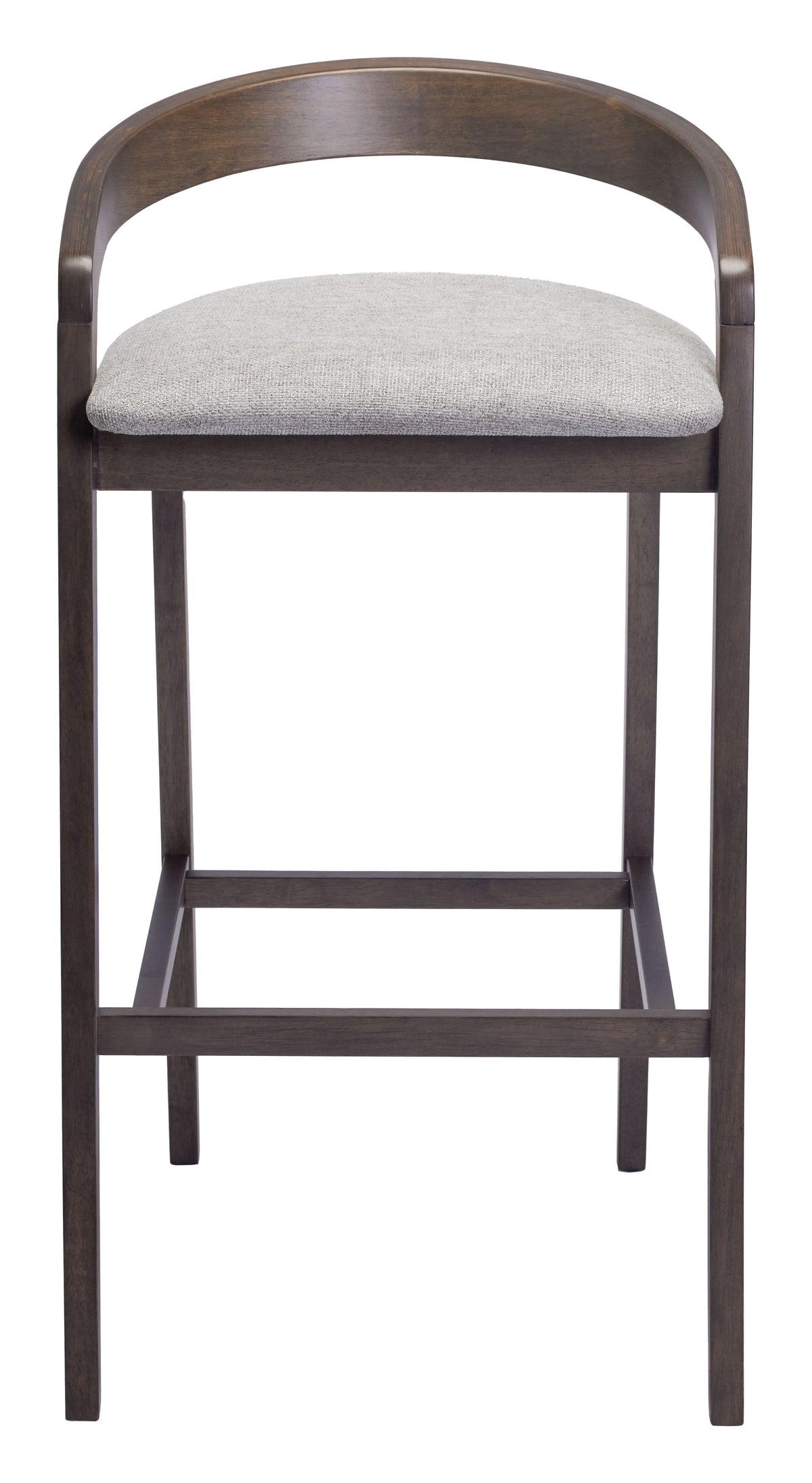 Troy Dove Gray & Espresso Barstool (Set of 2)