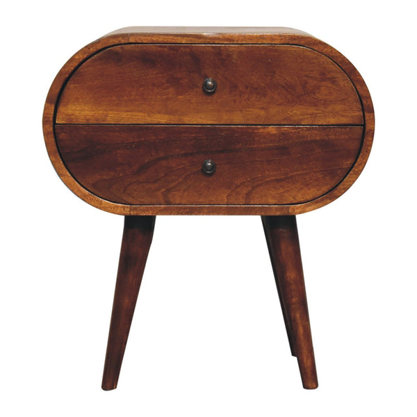 Perrin Brown Solid Wood Nightstand – 21.6