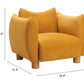 Meia Mustard Accent Chair