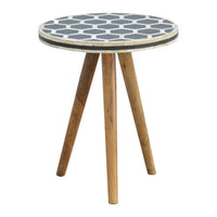 Cressida Beige Bone Pouf – 13.8