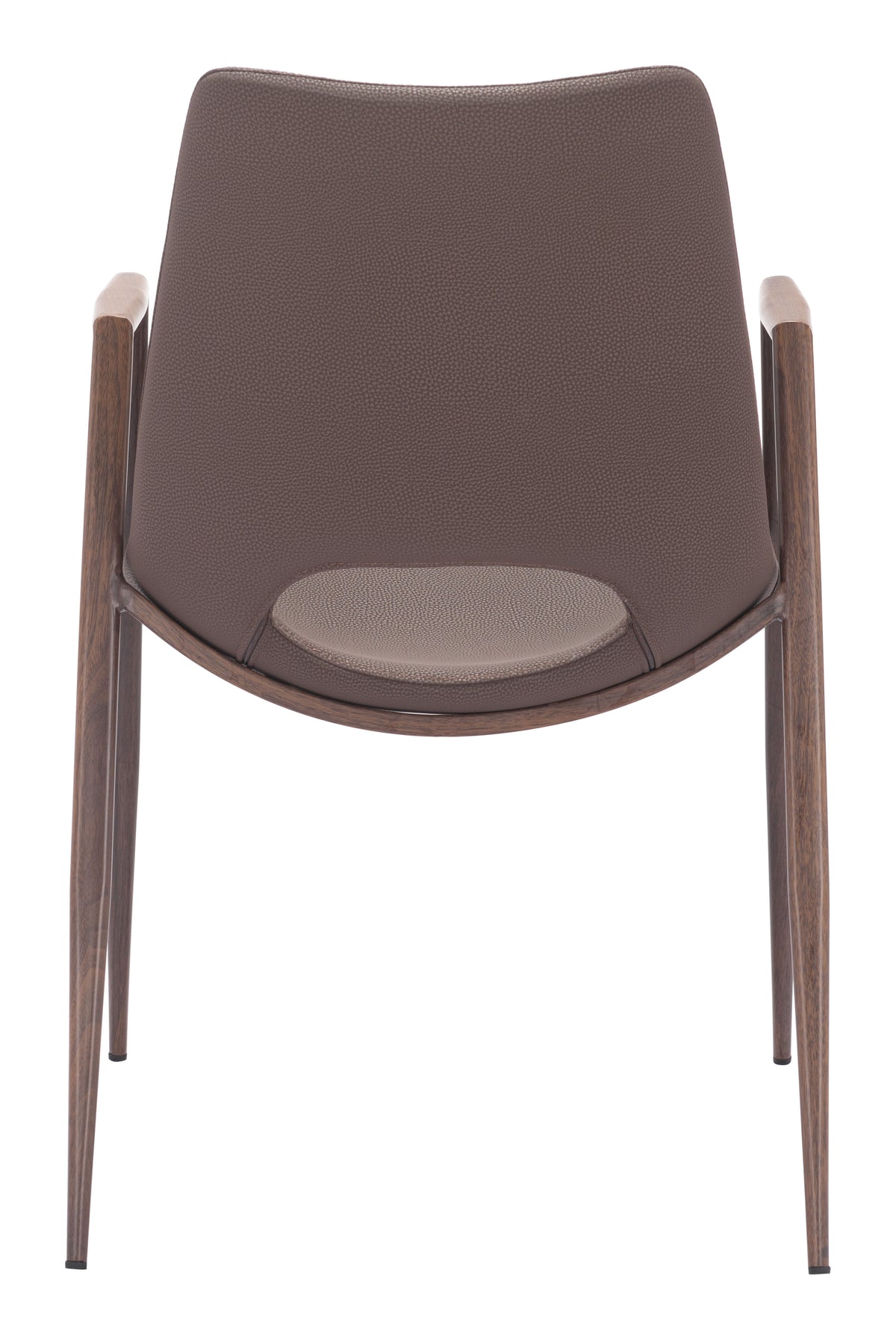 Desi Dining Chair (Set of 2) in Brown & Walnut