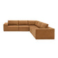 Modern Modular Low Profile Corner Sofa Sectional 116'