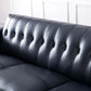 Liberty MCM Tufted Back Leather Sofa 86" (3 Colors)
