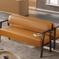 Belden Diamond-Quilted Faux Leather Bench
