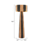 Gala Black & Natural Floor Lamp
