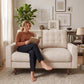 Noemi Tufted Fabric Sofa