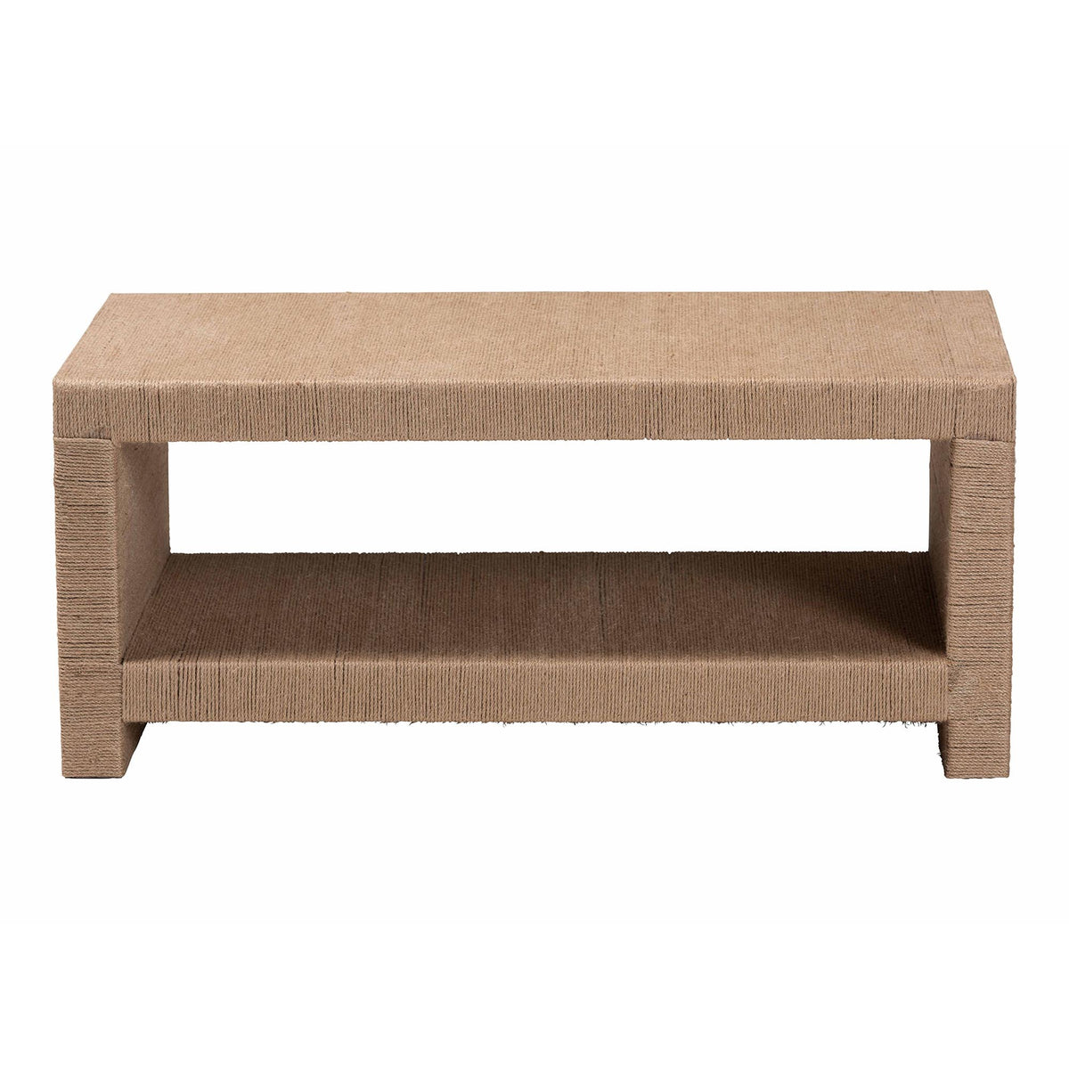 Corin Handwoven Jute Coffee Table