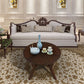 Round Wood MDF Accent Table 32"