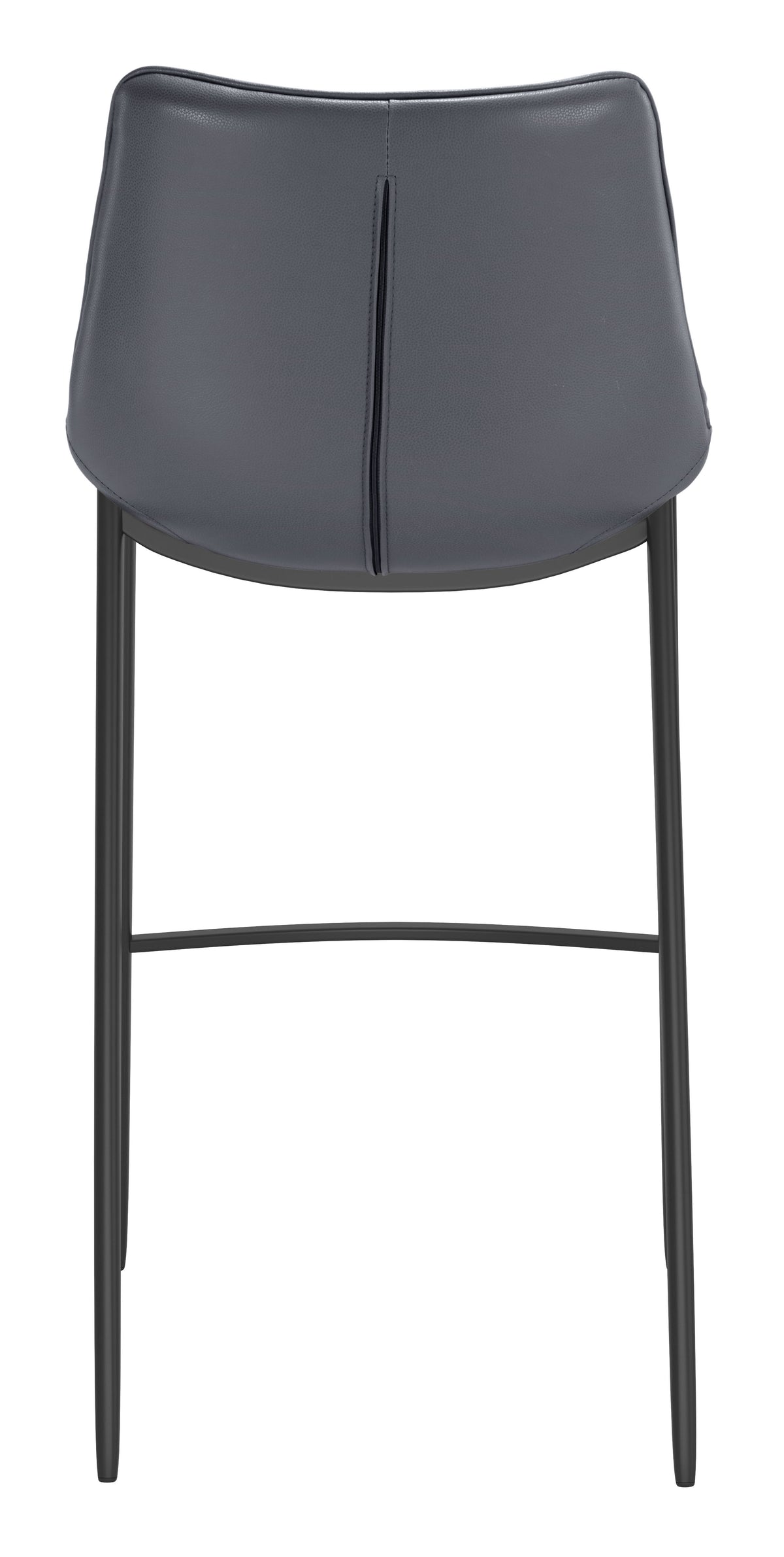 Magnus Barstool (Set of 2) in Dark Gray & Black