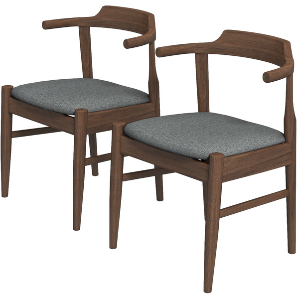 Daisy Gray Fabric Dining Chair – 28