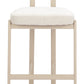 Aurea Light Gray Barstool (Set of 2)