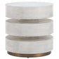 Laha Oak White Side Table