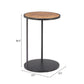 Nodo Brown & Black Side Table
