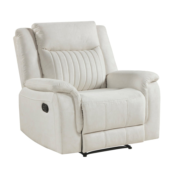 Channing Beige Microfiber Recliner – 39.5