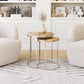 Bari Natural Nesting Table Set (2-Piece)