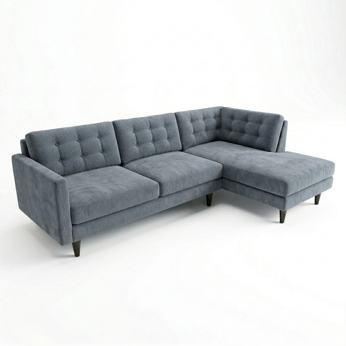 Talmadge Sectional Sofa – 120" L-Shaped, Made in USA - Leslie Peacock - Fabric (6)