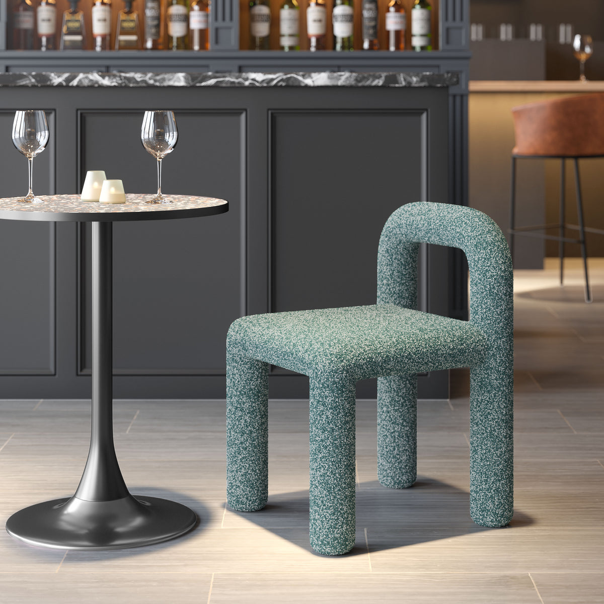 Arum Snowy Green Dining Chair (Set of 2)