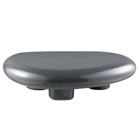 Charlene Gray High Gloss Coffee Table – 46” Contemporary Low Profile Table, sleek gray decorative coffee table.