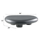 Charlene Gray High Gloss Coffee Table – 46” Contemporary Low Profile Table with sleek gray finish and modern design.