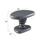 Charlene Gray High Gloss End Table 22"W with sleek design and modern gray finish, dimensions 22x16x15 inches.