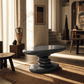 Charlene Gray High Gloss End Table | Modern Contemporary Side Table with Metal Base in a stylish living room setting.