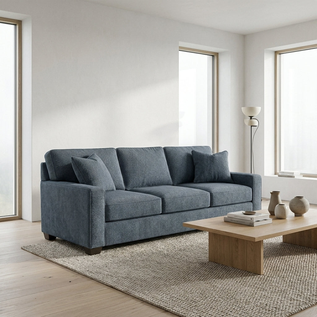 Clifford 2-Arm Sofa – Handcrafted in the USA, Custom Fabric Options – view 2