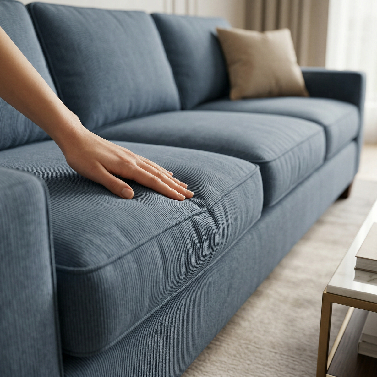 Clifford 2-Arm Sofa – Handcrafted in the USA, Custom Fabric Options – view 8
