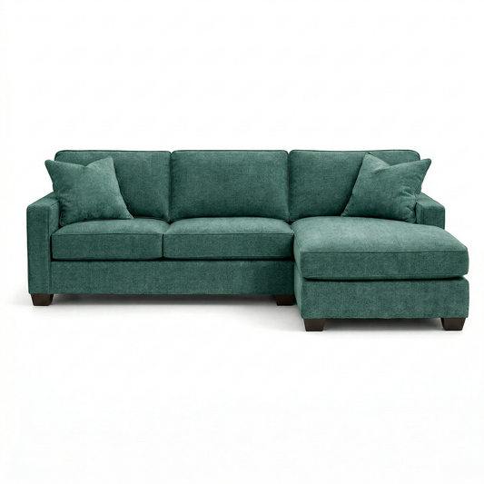Clifford L-Shaped Sectional Sofa – Made in USA, 9 Fabric Options – view 11