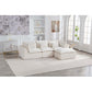 Cloud Oversized Modular Sectional Sofa with Ottoman – 102.3” Velvet Deep Seat Couch in a stylish living room setting.