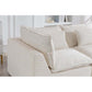 Cloud Oversized Modular Sectional Sofa with Ottoman – 102.3” Velvet Deep Seat Couch close-up view