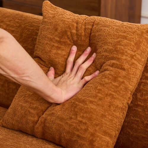 Boneless Modular Chenille Sectional Sofa