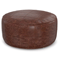 Connor Brown Buffalo Leather Ottoman 34