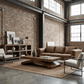 55" Solid Wood Coffee Table | Contemporary Mango Wood Coffee Table
